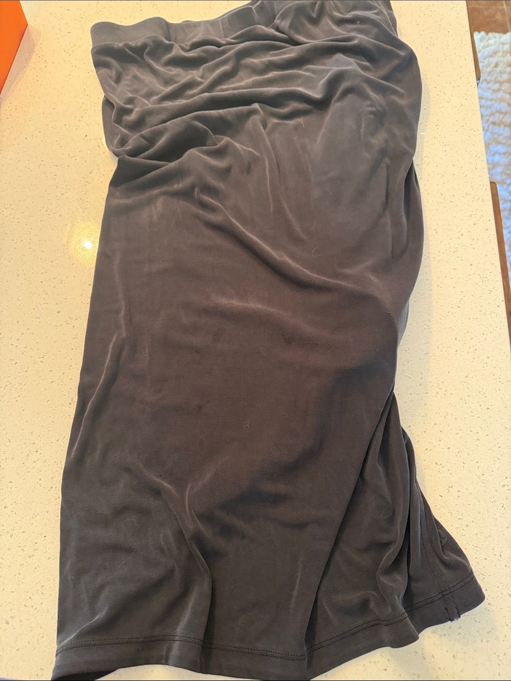 lululemon athletica Black Midi Stretch Skirt
